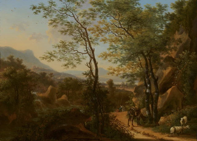 Paysage montagneux en Italie