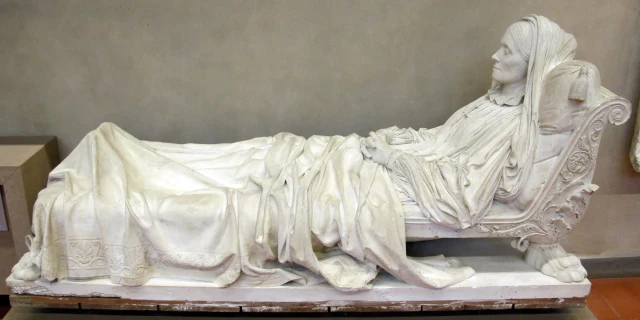 Zofia Zamoyska on Her Deathbed (plaster model for her tomb)