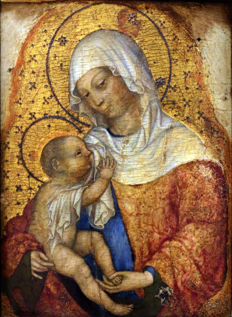 Vierge allaitant l'Enfant