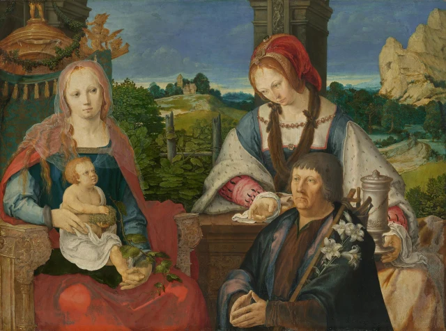 The Virgin and Child with St Mary Magdalene and a Donor