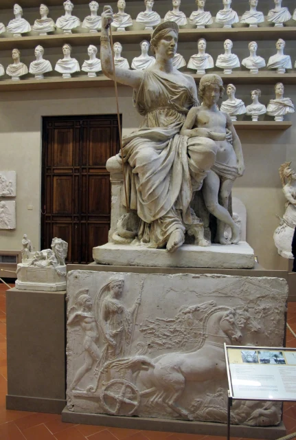 The Magnanimity of Elisa, Monument to Elisa Baciocchi (plaster model)
