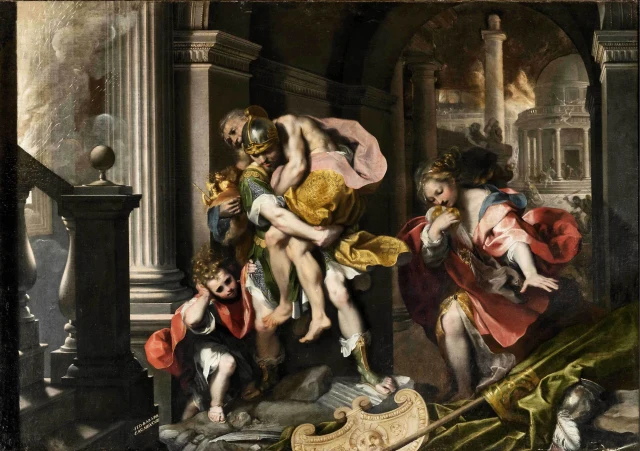 The Flight of Aeneas from Troy