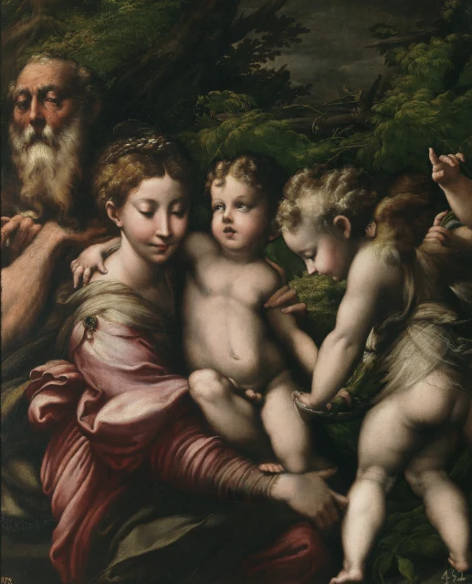 The Holy Family with Angels