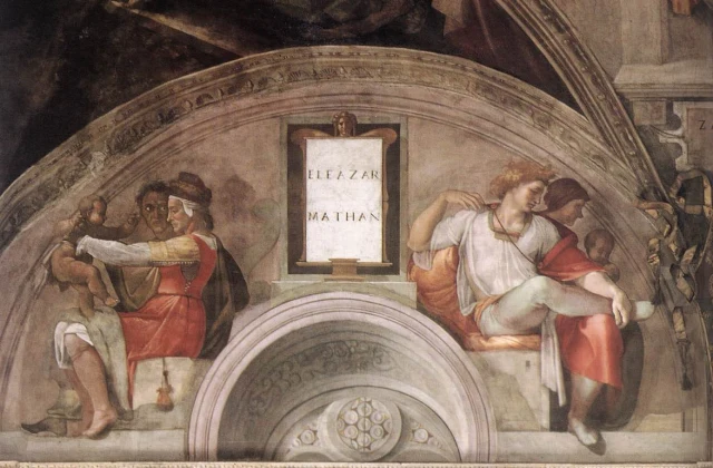 Lunette: Eleazar and Matthan