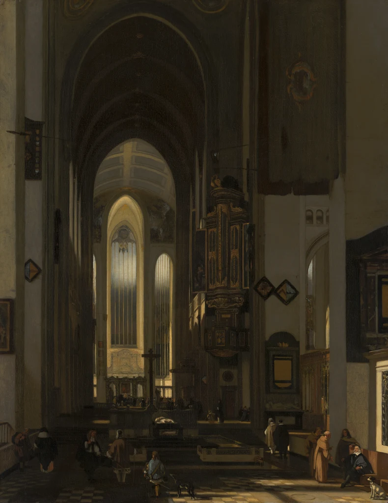 Interior of an Imaginary Catholic Church