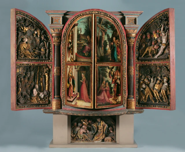 Winged Altarpiece, probably of Saint Catherine (the 'Song of Songs Altarpiece')