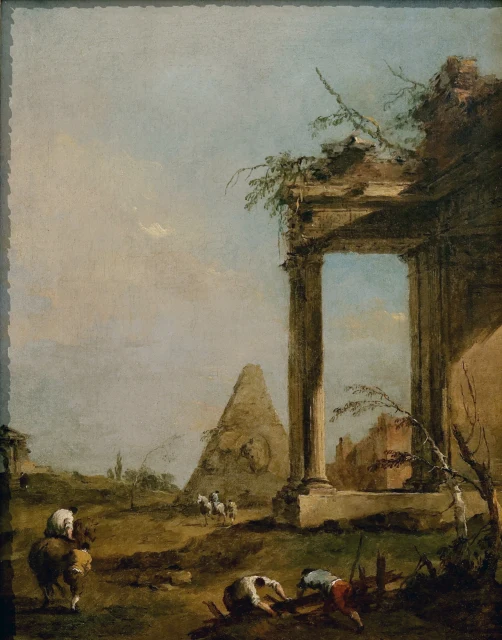 Capriccio with Roman Ruins