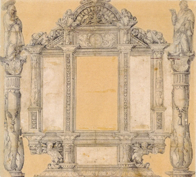 Draft for the Framework of the Former High Altar Retable of St. Martin in Messkirch
