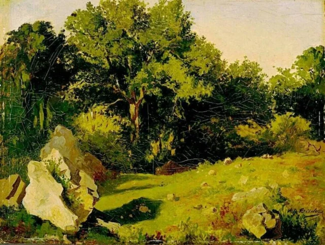 Landscape near Saint-Ange