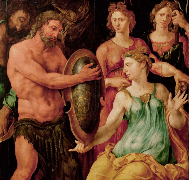 Thetis Receiving from Vulcan the Shield for Achilles