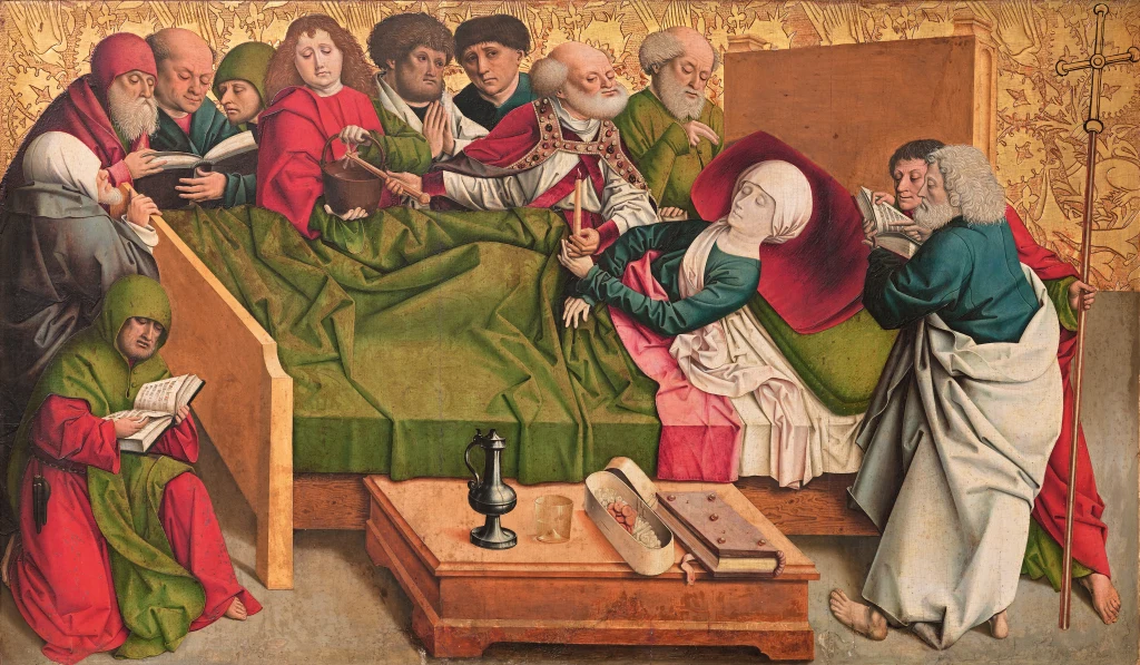 Death of the Virgin (central panel of the Pretschlaipfer Triptych)