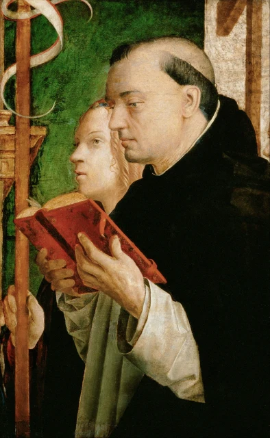 Retable de San Cassiano : saint Dominique (fragment droit)