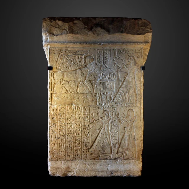 Stele with the Adoration of the Apis Bull