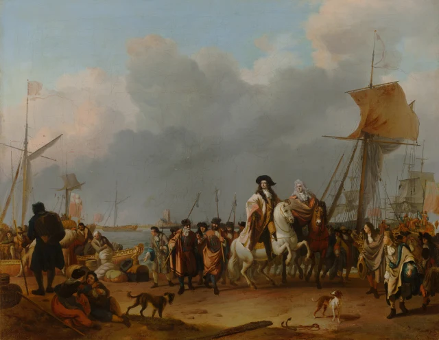 The Arrival of Stadholder-King Willem III (1650-1702) in the Oranjepolder on 31 January 1691
