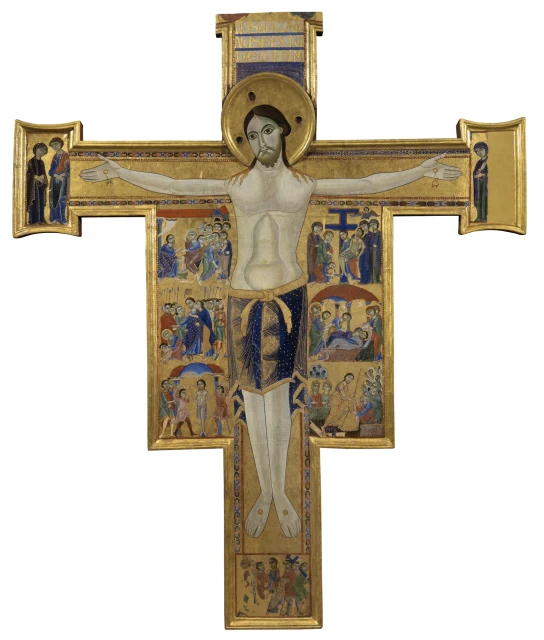 Croce n. 432 con storie della Passione e della Redenzione