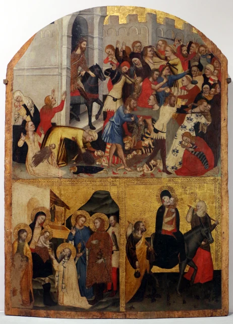 Massacre of the Innocents, Adoration of the Magi and Flight into Egypt