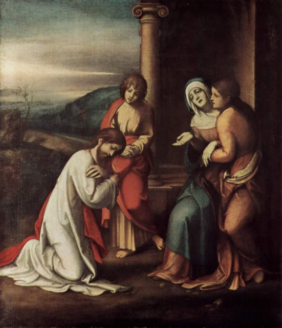 Christ taking Leave of his Mother