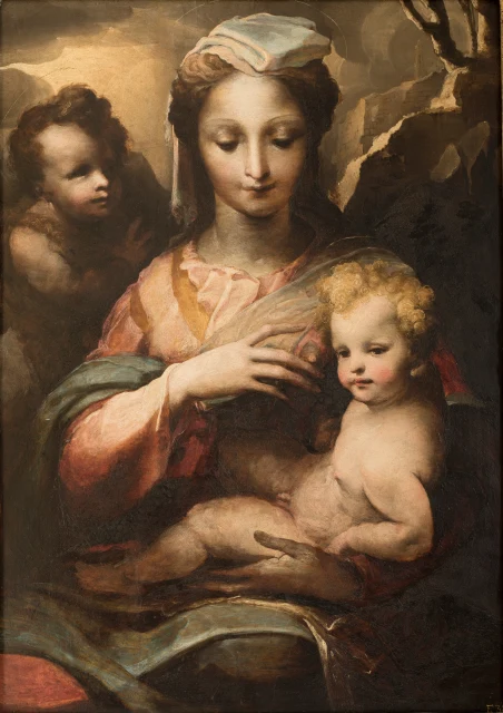 Vierge à l'Enfant avec le petit saint Jean
