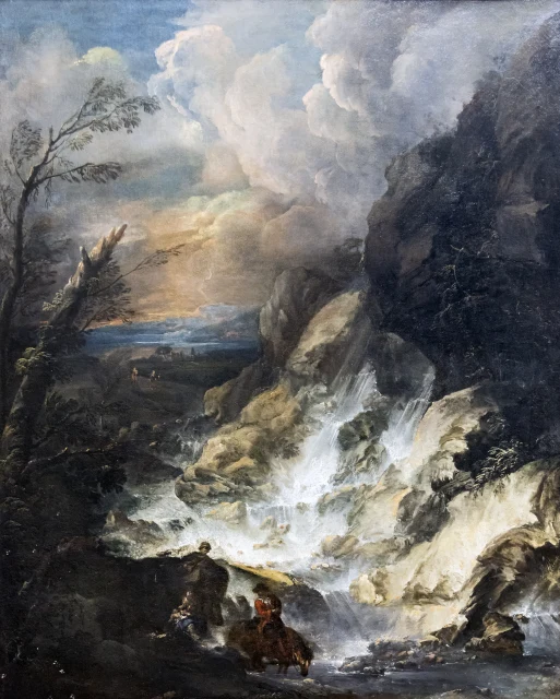 The waterfall