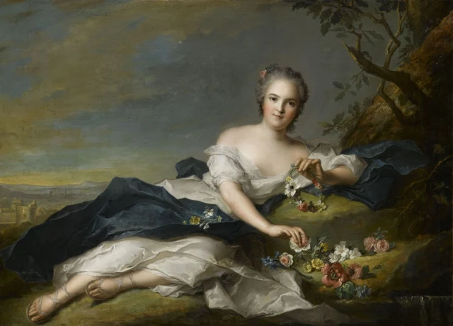 Enrichetta di Francia come Flora