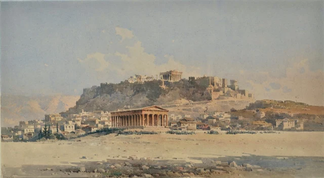 The Theseum and the Acropolis