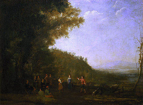 Landscape with Dancing Peasants