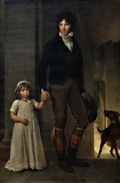 Jean-Baptiste Isabey y su hija