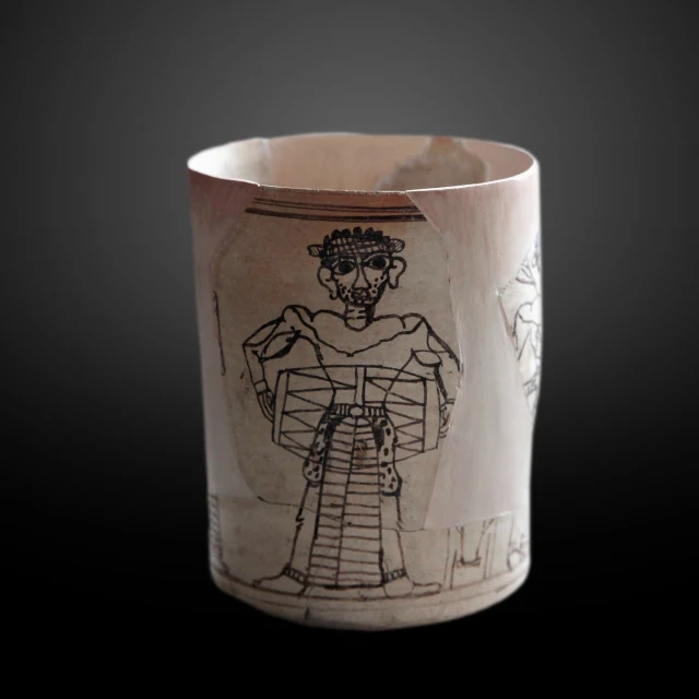 Straight-Sided Beaker with a Drummer