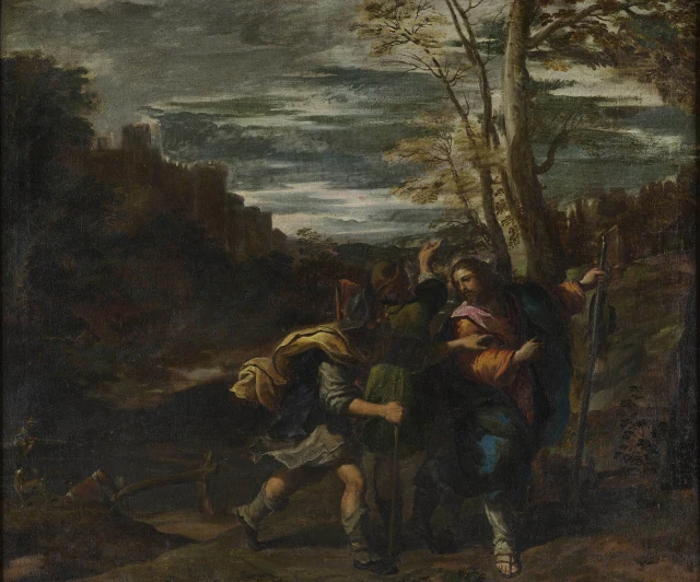 Christ with the Disciples on the Road to Emmaus