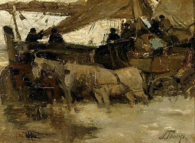 Unloading a Fishing Boat