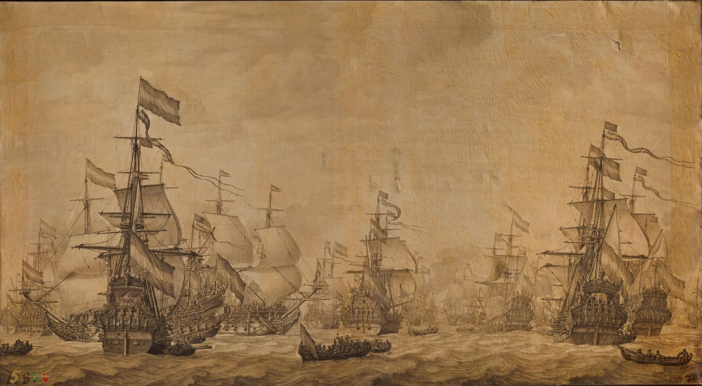 The Dutch Fleet under Sail