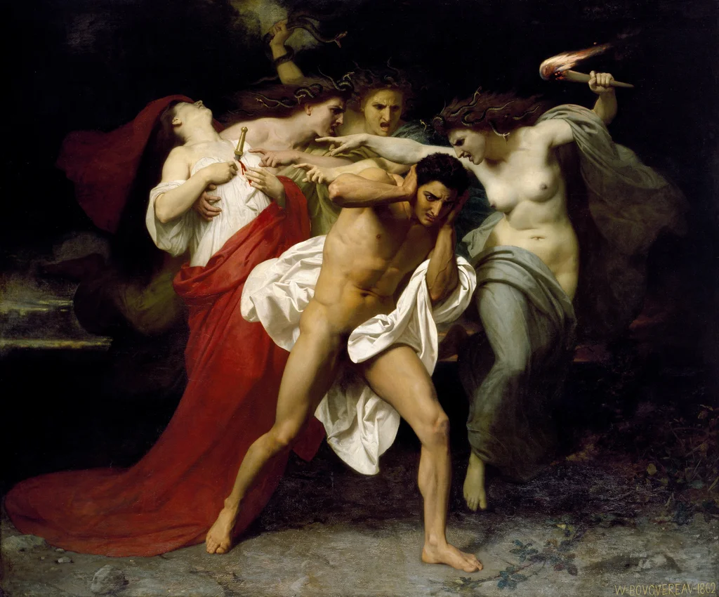 Oreste inseguito dalle Furie