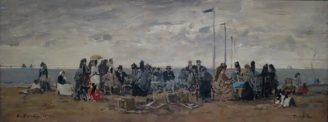 Trouville. Strandszene