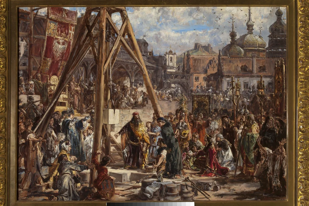 Rückeroberung der Rus. Reichtum und Bildung, 1366, aus der Serie „Geschichte der Zivilisation in Polen"