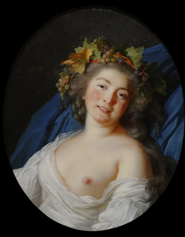 Sophie de Tott come baccante