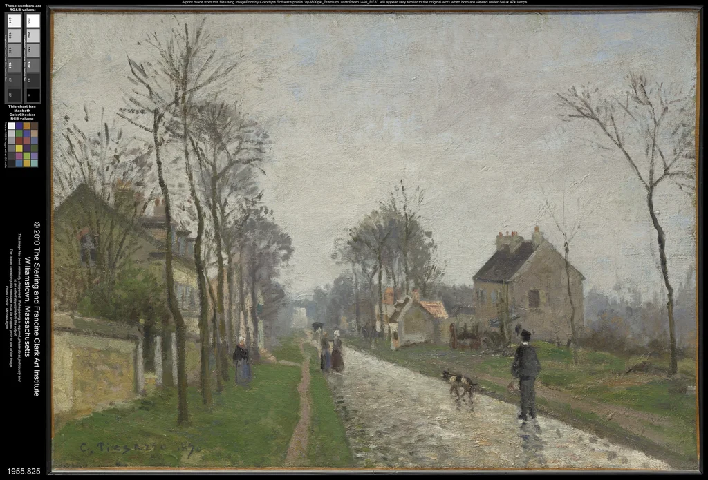 Route de Versailles, Louveciennes, effetto di pioggia