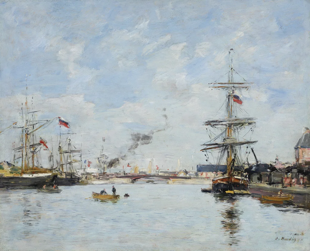 Deauville Harbor, High Tide