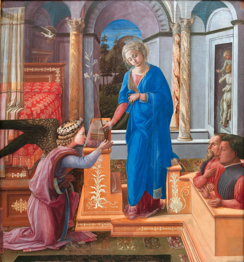 Annunciazione con due donatori inginocchiati