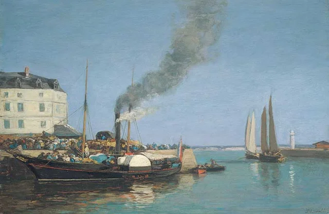 Honfleur, el dique del puerto