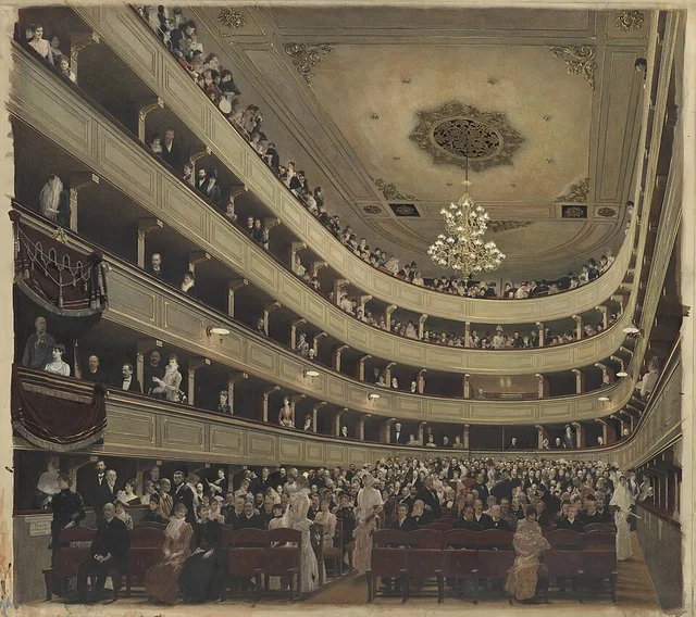 Auditorium of the old Burgtheater