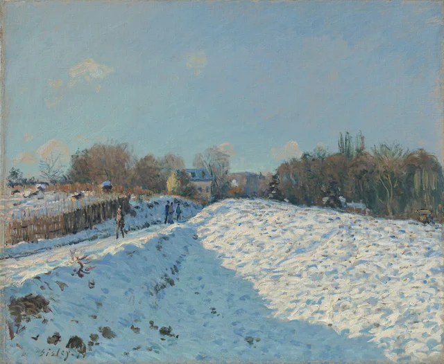 Snow Effect in Louveciennes