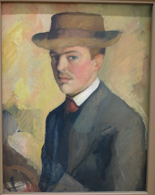 Self-Portrait with Hat