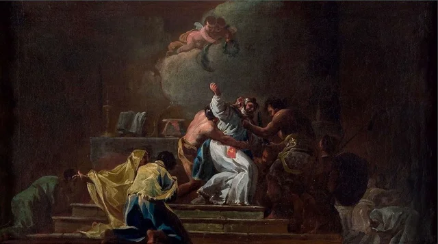 Der Tod des heiligen Albert von Jerusalem