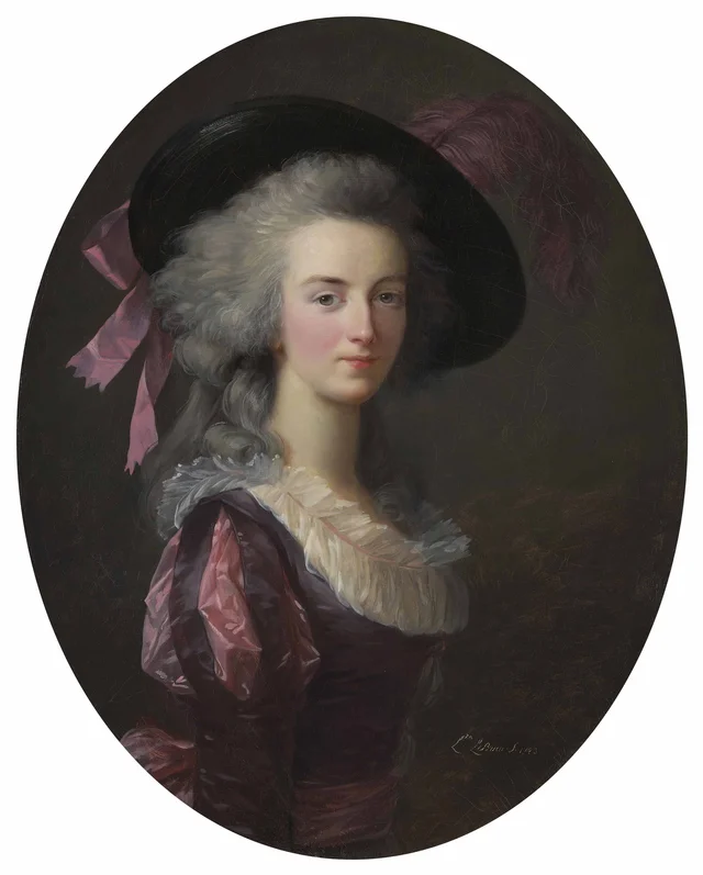 Ritratto della marescialla-contessa di Mailly, nata Blanche Charlotte Marie Félicité de Narbonne Pelet