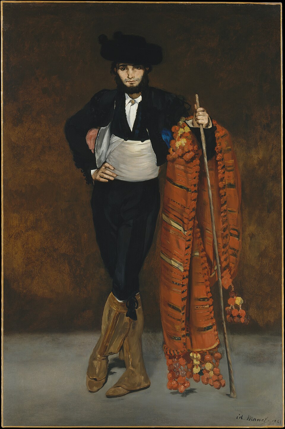 Jeune homme en costume de majo