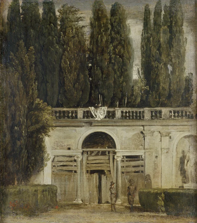 View of the Garden of the Villa Medici