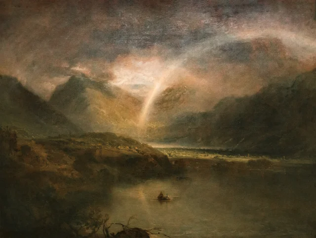 Buttermere Lake, with Part of Cromackwater, Cumberland, a Shower