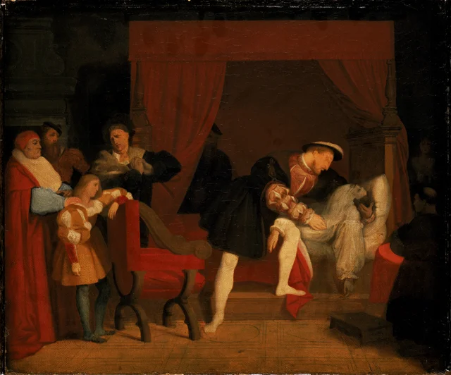 The Death of Leonardo da Vinci (1851)
