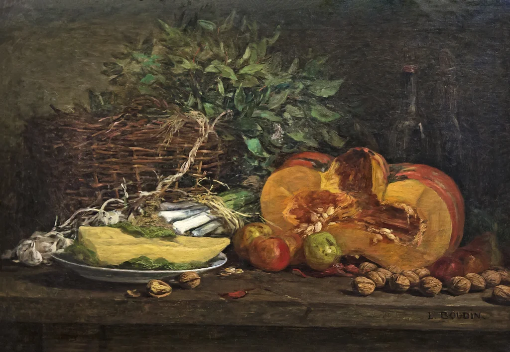 Natura morta con zucca