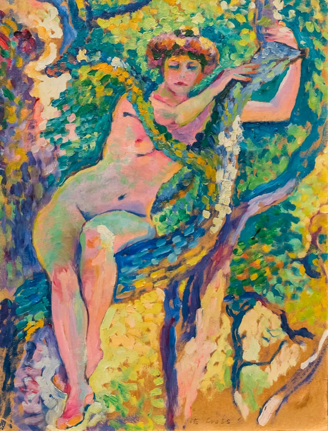 Woman under a Tree
